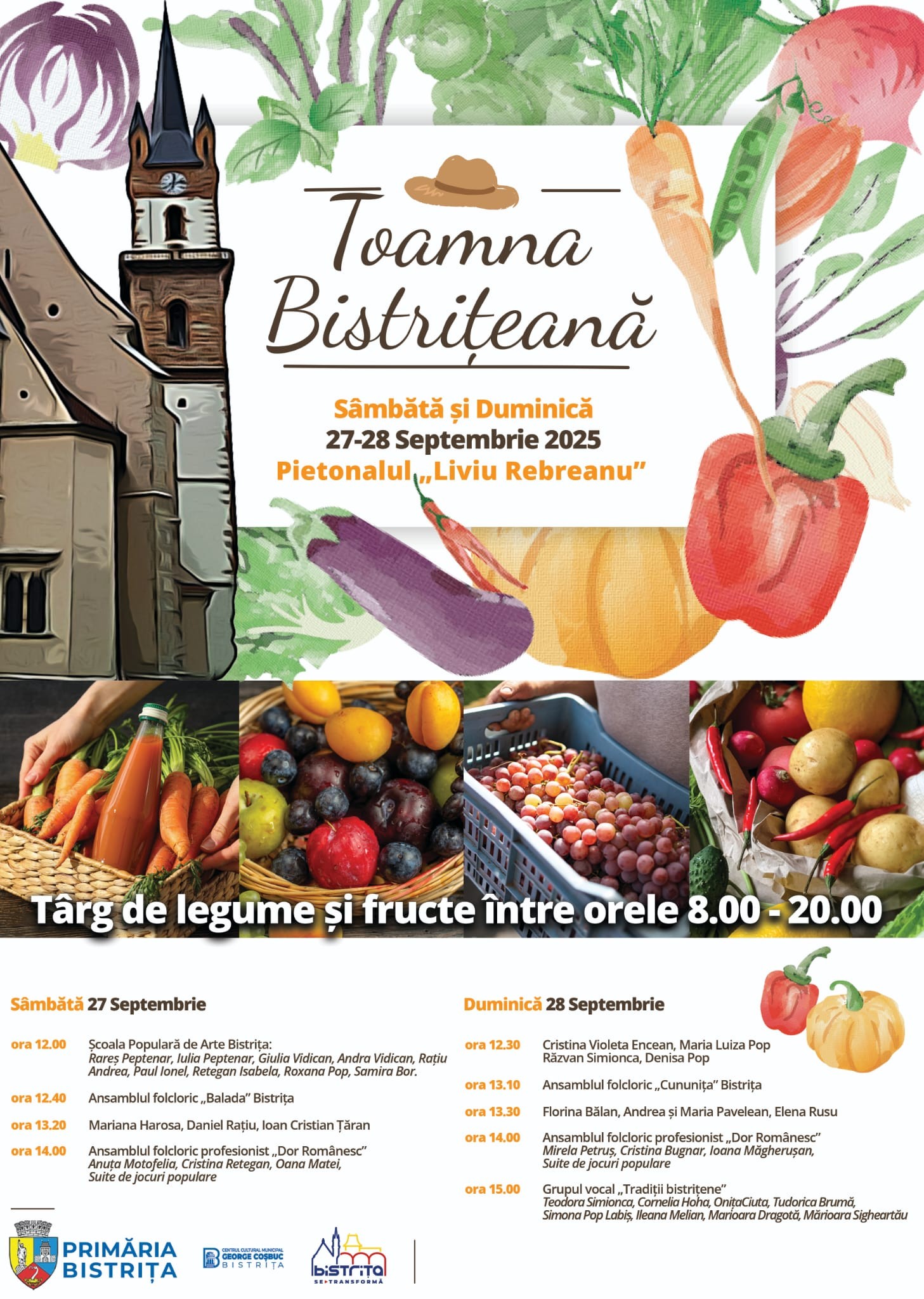 Toamna Bistrițeană – 27 și 28 septembrie 2025